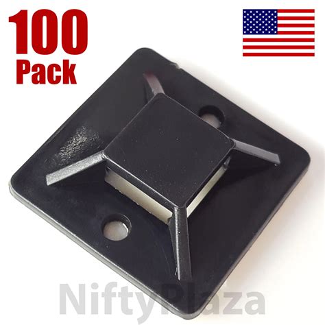 Cable Tie Mounts Mm X Mm Self Adhesive Clips Wire Tie Base