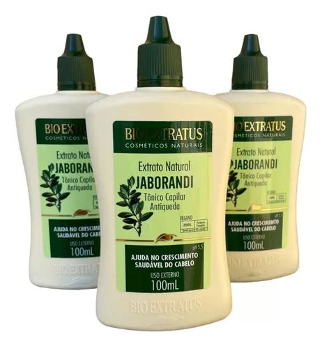 Kit Tonico Capilar Jaborandi Ml Bio Extratus Frete Gr Tis