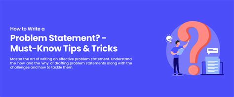 How To Write A Problem Statement Templates Examples And More