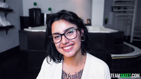 Horny Dark Haired Latina Cherry Black Getting Down And Dirty 14 Photos