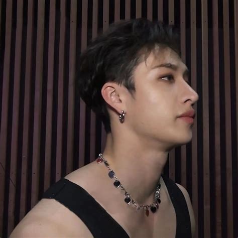 Pin On Skz In Bangchan Skz Hot Chris Chan Bangs