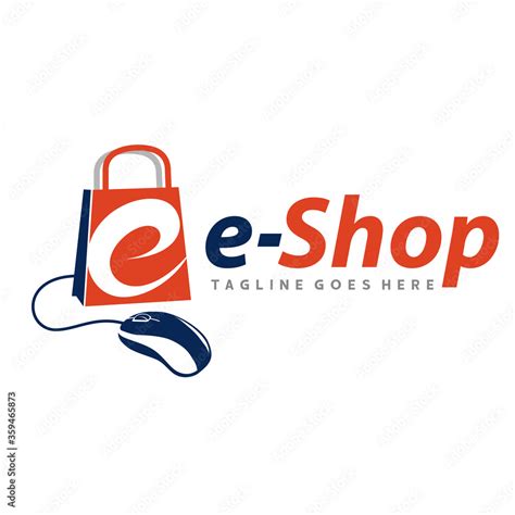 Online Shop Logo Ecommerce Logo Design Vector Stock Vector Adobe Stock