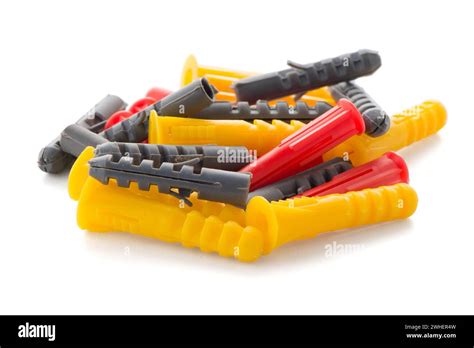 Colorful Plastic Dowels Stock Photo Alamy
