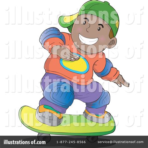 Skateboarding Clipart 72146 Illustration By YUHAIZAN YUNUS