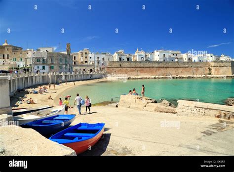 Monopoli Apulia South Italy Puglia Italia Stock Photo Alamy
