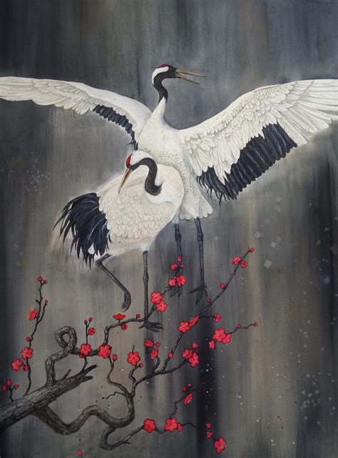 Japanese Red Crane