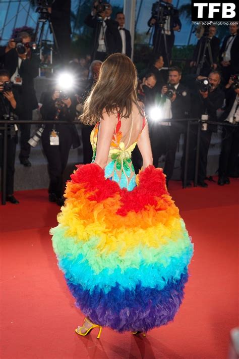 Fr D Rique Bel Flashes Her Nude Tits At The Th Annual Cannes Film Festival Photos