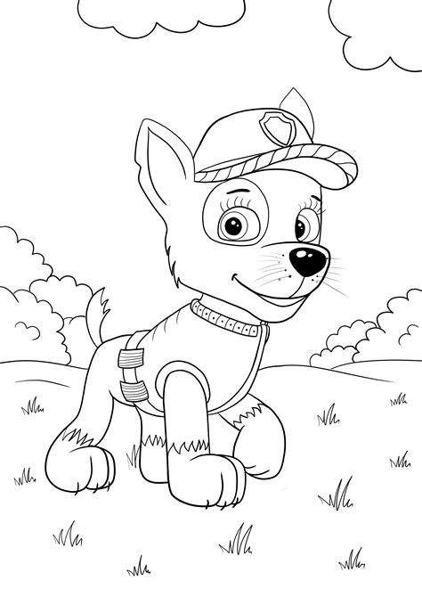 Paw Patrol Chase Kleurplaten Paw Patrol Kleuren Kleurplaat Porn Sex