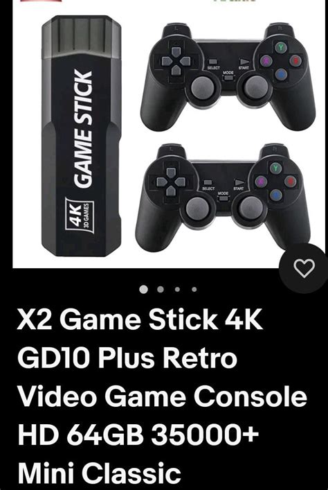 Forget PS5 It's all about the "X2 Game Stick 4K GD10 Plus Retro Game ...