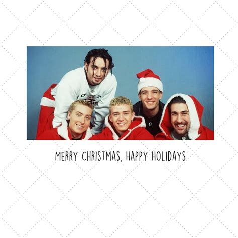 Merry Christmas Happy Holidays Nsync Png Digital Download Etsy