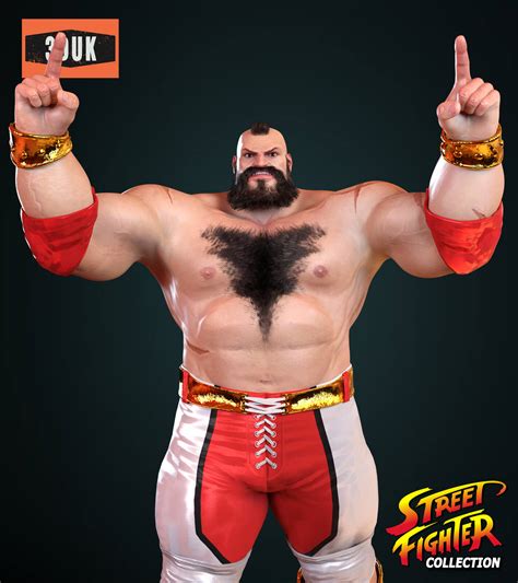 SF6 Zangief For G8M Daz Content By 3DUK