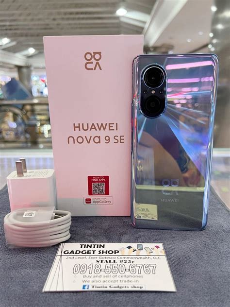 Huawei Nova 9se 128gb8gbram Used Original Mobile Phones And Gadgets