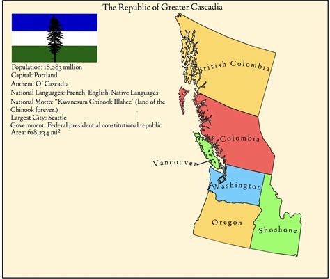 Map Of Cascadia