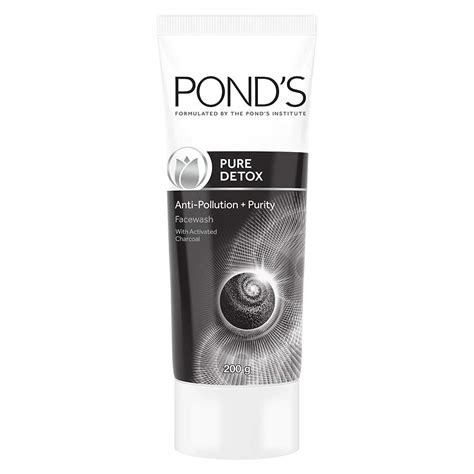 Pond S Pure Detox Face Wash G Daily Exfoliating Brightening