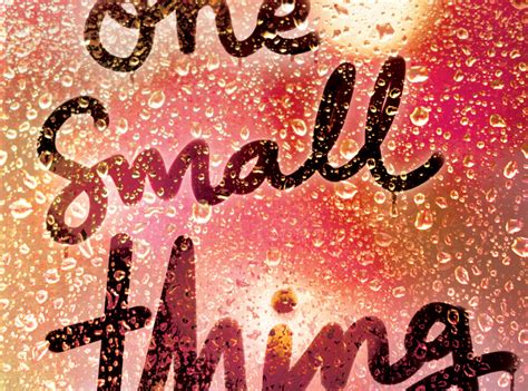 Review One Small Thing By Erin Watt The Nerd Daily