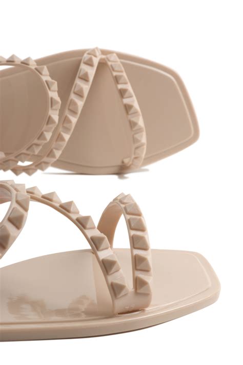 Jacee Nude Mini Glam Shoes