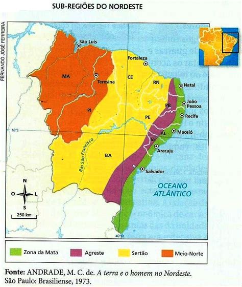 Geografia Fundamental Atividade 7 Ano Região Nordeste Aspectos