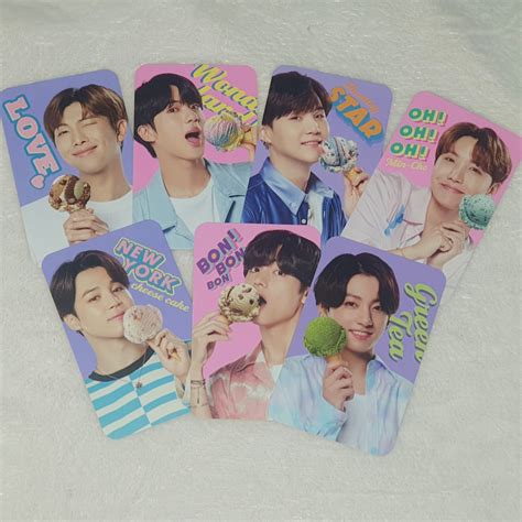 Bts Baskin Robbins Photocard Set Rare Official Unsealed On Carousell