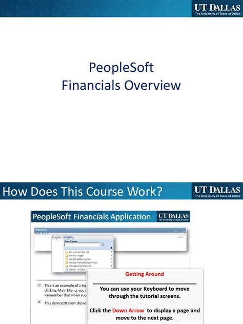 peoplesoftfinancialsoverviewpdf debits  credits invoice