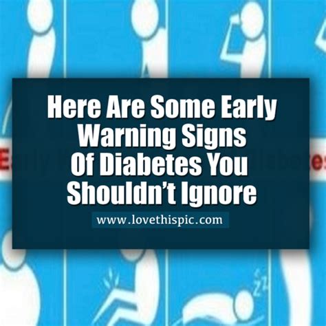 Here Are Some Early Warning Signs Of Diabetes You Shouldnt Ignore