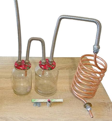 Купить Змеевик медный непроточный + 2 сухопарника под не проточную воду ...