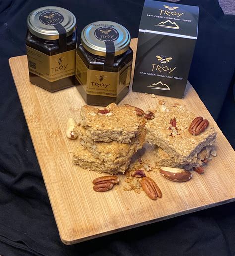 Troy Raw Greek Mountain Honey Healthy Flapjack Recipe Troy Raw