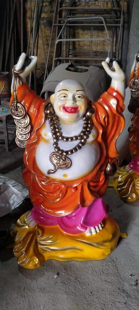 Fiber Frp Laughing Buddha Statue For Decoration At Rs In Faridabad