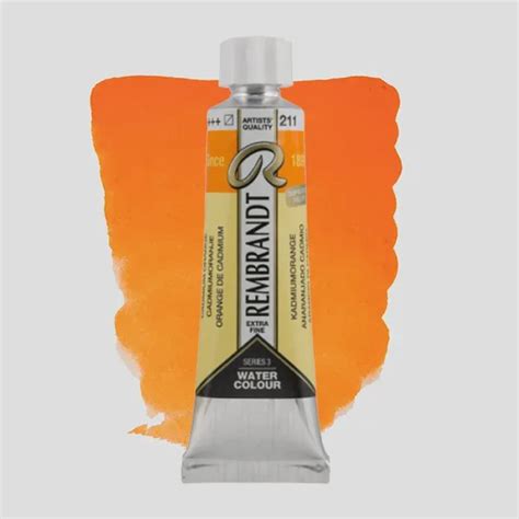 Aquarela Rembrandt Cadmium Orange 221 TB10ml S3 Submarino