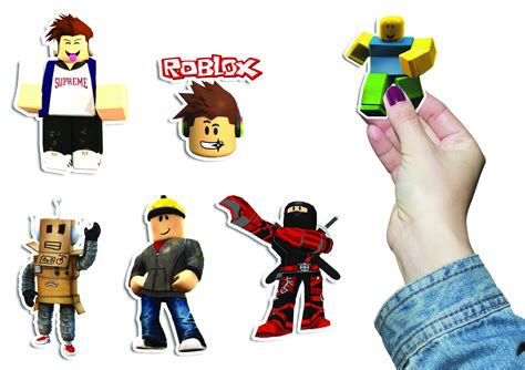 Naklejki Nalepki Na Zeszyt Szt Du E Roblox Allegro Pl