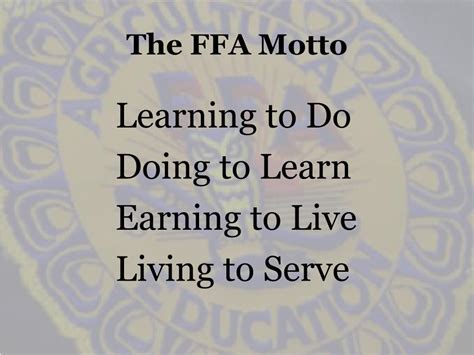 Ppt Introduction To The Ffa Powerpoint Presentation Free Download