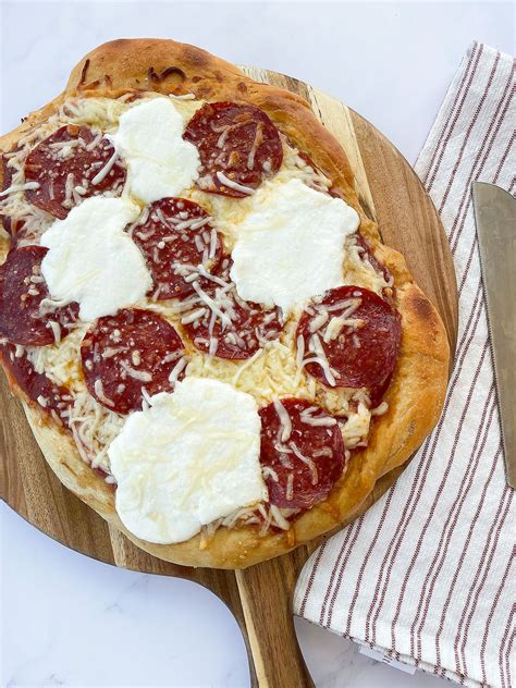 Soppressata Ricotta And Hot Honey Pizza