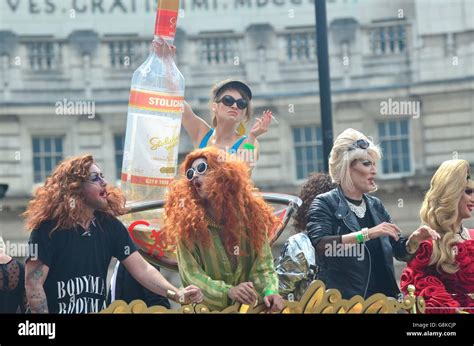 Gay Pride Parade London England Uk Stock Photo Alamy
