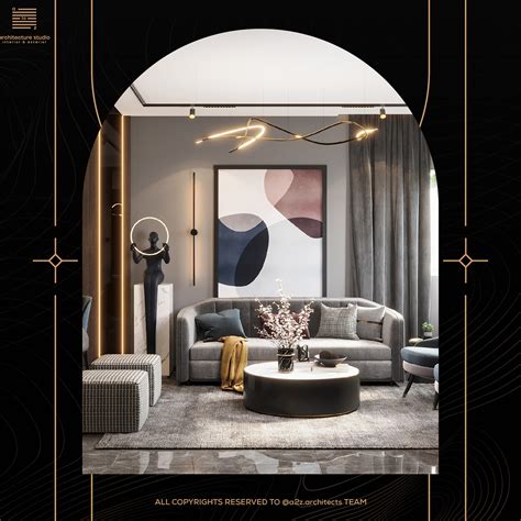 modern stylish reception  behance