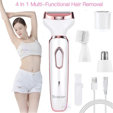 Depiladora Removedora En Recargable Bikini Nariz Cejas Cuotas sin interés