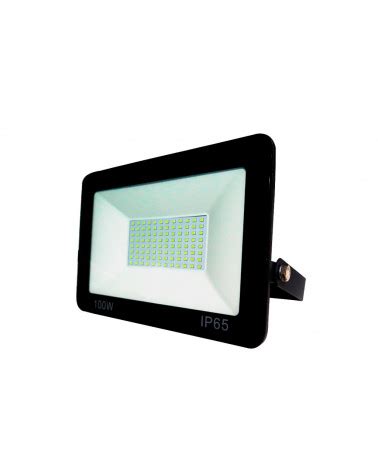 Proyector Led Extraplano Ip W K V Negro Fbright