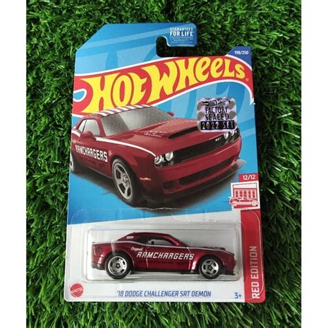 HOT WHEELS 風火輪 FS 道奇挑戰者 SRT 惡魔紅版工廠密封 蝦皮購物