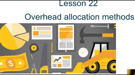 Lesson Overhead Allocation Methods And Examples Youtube