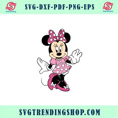 Minnie Me Svg Minnie Mouse Svg Layered Disney Minnie Mouse For Cricut Silhouette Instant