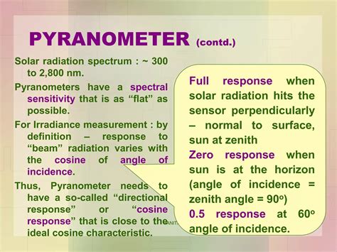 Solar Radiation Measurement Ppt