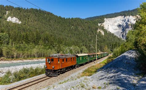 Ge Der Rhb Zwischen Versam Safien Und Valendas Sagogn