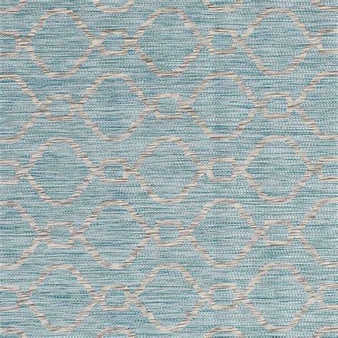 Aqua Geometric Wave Indoor Outdoor Accent Rug 2X4 At Home