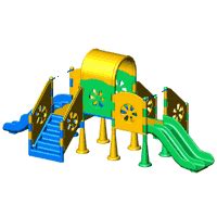 Пластиковые горки , игровые комплексы , детские пластиковые горки ...