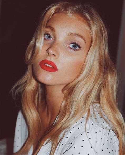 Blonde Orange Red Lipstick