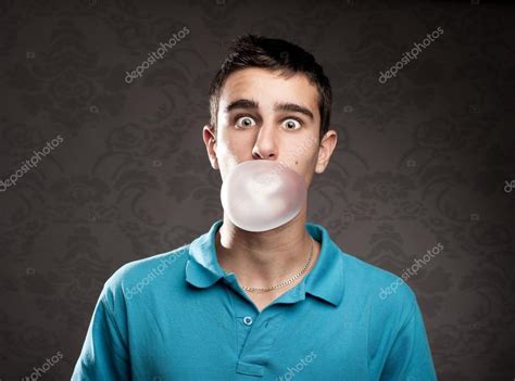 Bubble with chewing gum — Stock Photo © xavigm99 #32480769