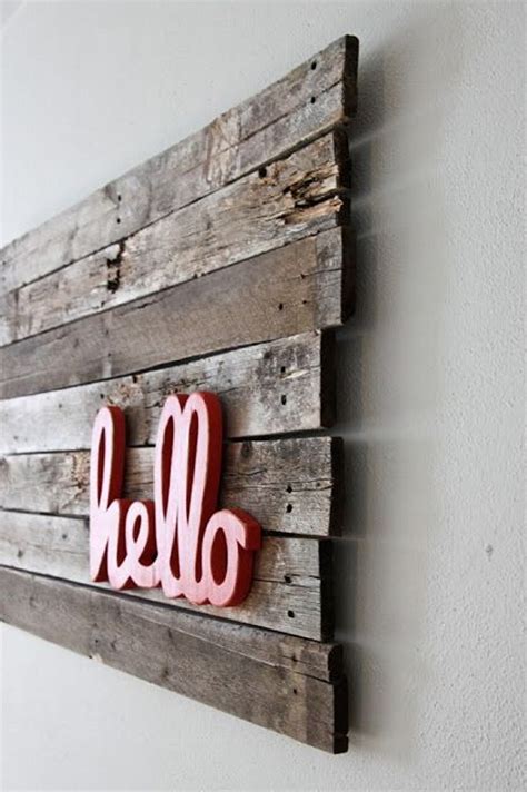 Ingenious Pallet Wall Art Ideas – Wood Pallet Ideas