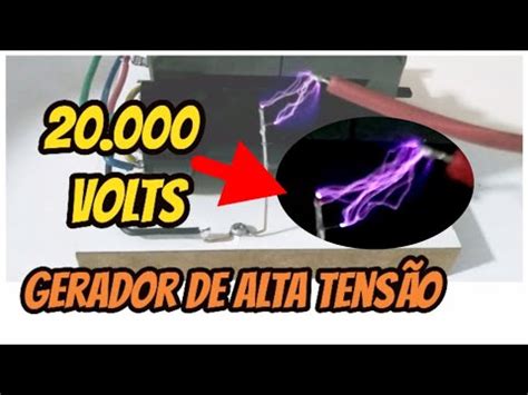 Como montar um gerador de alta tensão YouTube