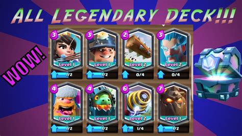 All Legendary Deck Clash Royale Is It Good Youtube