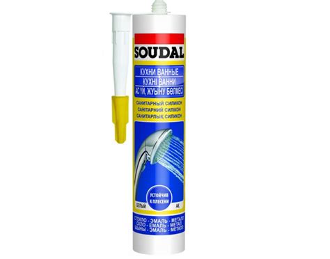 Силиконовый Герметик SOUDAL, Универсальная, белый - купить по низким ...