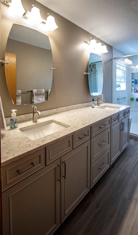 Corian Solid Surface Walk In Shower Primary Bathroom Transitional