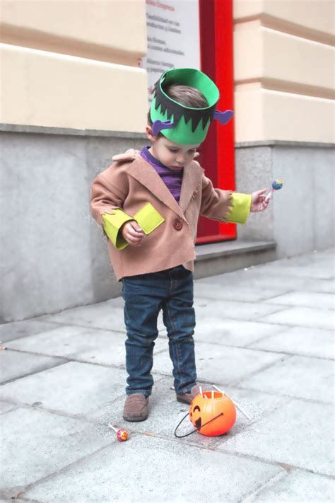 DIY Disfraz casero para niños: Frankenstein muy fácil - Oh, Mother Mine ...